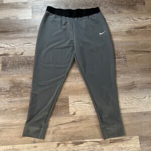 Nike Dri-FIT Joggers Gray Black Waistband Men’s XL Moisture Wicking Pants